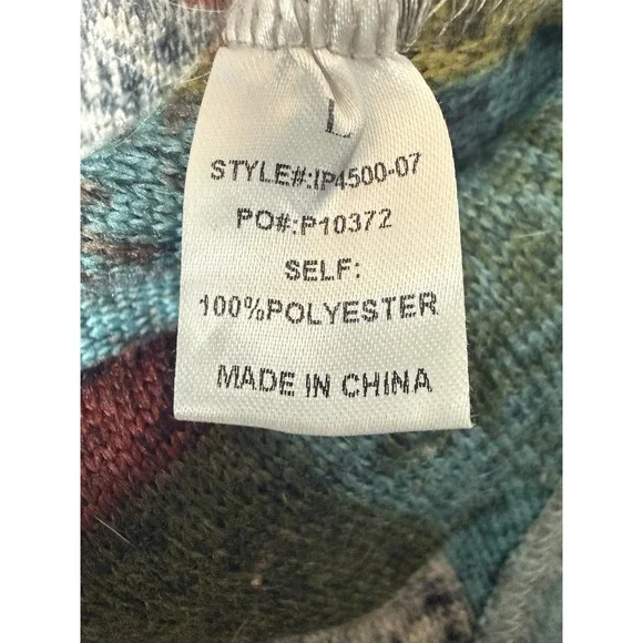 BiBi Brushed Plaid Women Shacket Sz L Soft Fleece Lime Multi Sold Out On Buckle - Picture 6 of 6